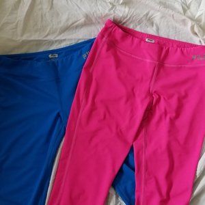 Fila Sport Cropped Workout Pants S Lot of 2